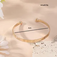 Simple Style Cross Heart Shape Knot Alloy Iron Plating Women's Bangle sku image 6