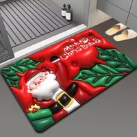 Cute Santa Claus Letter Elk Diatom Ooze Carpet Bathing sku image 26