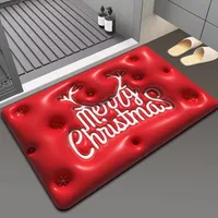 Cute Santa Claus Letter Elk Diatom Ooze Carpet Bathing sku image 6