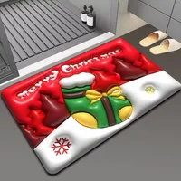 Cute Santa Claus Letter Elk Diatom Ooze Carpet Bathing sku image 29