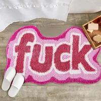 Casual Cute Letter Imitation Cashmere Polyester Carpet Bedding sku image 5