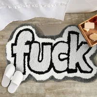 Casual Cute Letter Imitation Cashmere Polyester Carpet Bedding sku image 11