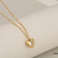 Wholesale Jewelry Classic Style Heart Shape 304 Stainless Steel Rhinestones Inlay Jewelry Set main image 3