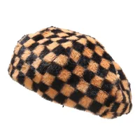 Women's Modern Style Classic Style Lattice Eaveless Beret Hat main image 2