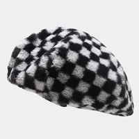 Women's Modern Style Classic Style Lattice Eaveless Beret Hat sku image 4