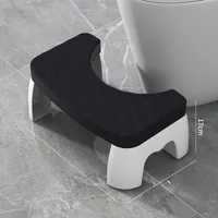 Toilet Stool Thickened Household Bathroom Non-slip Stool Footstool Children Elderly Toilet Stool Bathroom Foot sku image 1