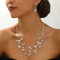 Bohemian Round Alloy Polyester Women's Jewelry Set main image 3