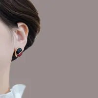 1 Pair Casual Romantic Commute Oval Heart Shape Alloy Ear Studs main image 7