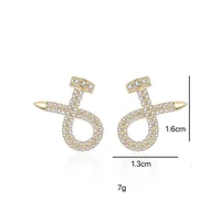 1 Pair Casual Artistic Commute Geometric Plating Alloy Ear Studs main image 2