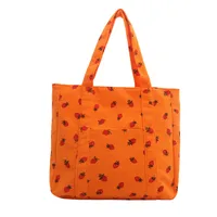 Women's Medium Cloth Strawberry Streetwear Square Zipper Shoulder Bag sku image 1