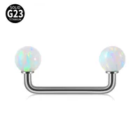 1 Piece Eyebrow Studs Casual Elegant Vacation Geometric G23 Titanium sku image 14