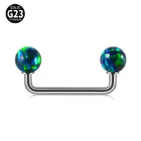 1 Piece Eyebrow Studs Casual Elegant Vacation Geometric G23 Titanium sku image 21