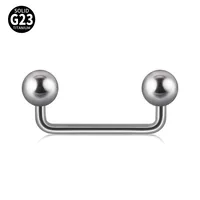 1 Piece Eyebrow Studs Casual Elegant Vacation Geometric G23 Titanium sku image 7