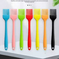 Direct Silicone Oil Brush Barbecue Brush High Temperature Resistant Integrated Brush Baking Tools Scraper Household Silicone Brush Trumpet main image 1