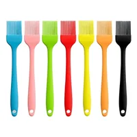 Direct Silicone Oil Brush Barbecue Brush High Temperature Resistant Integrated Brush Baking Tools Scraper Household Silicone Brush Trumpet sku image 8