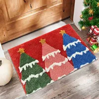 Cute Christmas Tree Letter Snowflake Polyester Carpet Bathing sku image 5