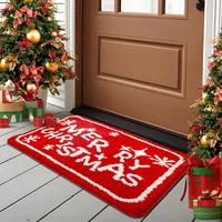 Casual Vacation Santa Claus Elk Imitation Cashmere Carpet Bathing main image 4