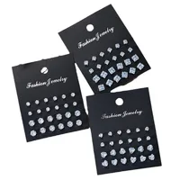 1 Set Simple Style Geometric Plating Alloy Ear Studs main image 5