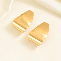 1 Pair Casual Hip-Hop Geometric Iron Drop Earrings main image 3