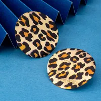 1 Pair IG Style Retro Classic Style Leopard Alloy Ear Studs main image 4