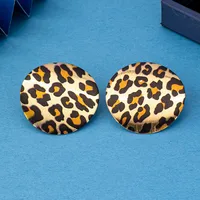 1 Pair IG Style Retro Classic Style Leopard Alloy Ear Studs main image 5