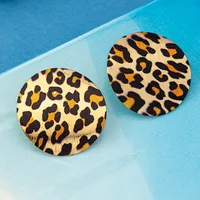 1 Pair IG Style Retro Classic Style Leopard Alloy Ear Studs main image 6