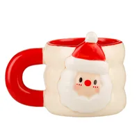 Cute Christmas Tree Santa Claus Ceramics Mug 1 Piece main image 2