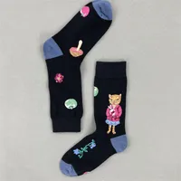 Unisex Cute Animal Cotton Crew Socks A Pair sku image 4