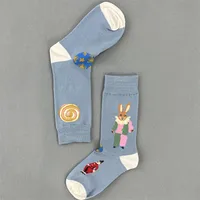 Unisex Cute Animal Cotton Crew Socks A Pair sku image 2