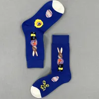 Unisex Cute Animal Cotton Crew Socks A Pair sku image 8