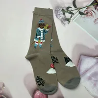 Unisex Cute Animal Cotton Crew Socks A Pair sku image 19