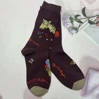 Unisex Cute Animal Cotton Crew Socks A Pair sku image 32