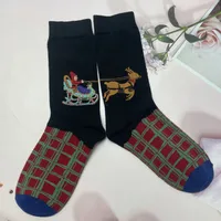 Unisex Cute Animal Cotton Crew Socks A Pair sku image 35