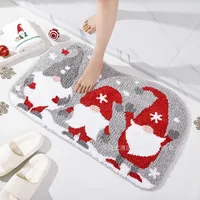 Casual Vacation Santa Claus Elk Imitation Cashmere Carpet Bathing sku image 6