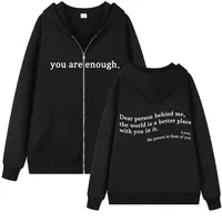 Men's Letter Casual Long Sleeve Loose Hooded main image 1