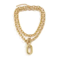 Retro Classic Style Geometric Alloy Aluminum Chain Women's main image 5