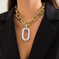 Retro Classic Style Geometric Alloy Aluminum Chain Women's sku image 7