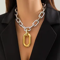 Retro Classic Style Geometric Alloy Aluminum Chain Women's sku image 8