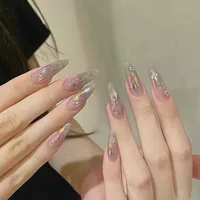 Simple Style Star ABS Press-on Nails 1 Set main image 2