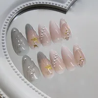 Cute Sweet Starfish Shell ABS Press-on Nails 1 Set main image 5