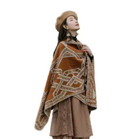 Women's Ethnic Style Chains Print Imitation Cashmere Shawl main image 2