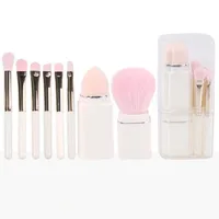 Hot Square 8-in -1 Makeup Brush Mini Portable Retractable Blush Brush Eye Shadow Brush Makeup Brush Suit main image 2