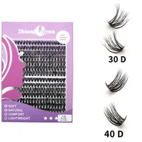 DIY False Eyelashes Fluffy D 30P 60P 80P 100P Hot  Hair Europe And The United States  Wholesale sku image 9