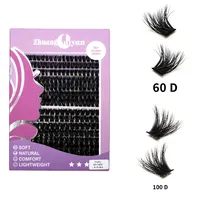 DIY False Eyelashes Fluffy D 30P 60P 80P 100P Hot  Hair Europe And The United States  Wholesale sku image 17