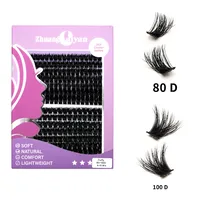 DIY False Eyelashes Fluffy D 30P 60P 80P 100P Hot  Hair Europe And The United States  Wholesale sku image 14