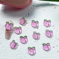 Summer Fruit Nail Art Cartoon Jewelry Resin Print Simulation Watermelon Strawberry Grape DIY Nail Decoration Mix sku image 1