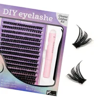 DIY False Eyelashes Fluffy D 30P 60P 80P 100P Hot  Hair Europe And The United States  Wholesale sku image 23