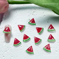 Summer Fruit Nail Art Cartoon Jewelry Resin Print Simulation Watermelon Strawberry Grape DIY Nail Decoration Mix sku image 5