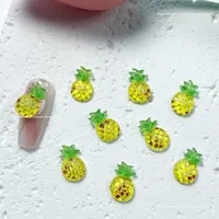 Summer Fruit Nail Art Cartoon Jewelry Resin Print Simulation Watermelon Strawberry Grape DIY Nail Decoration Mix sku image 6