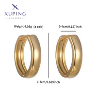 6 Pairs Elegant Basic Simple Style Circle Plating Copper 18K Gold Plated Copper Earrings Sets main image 2